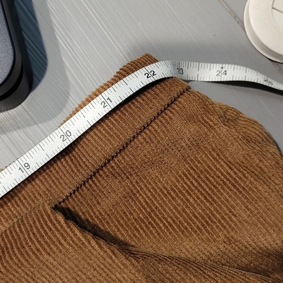 Sugar Thrillz Womens 3X Brown Corduroy Ribbed BB Bear Overall Pinafore Dress - Picture 3 of 13